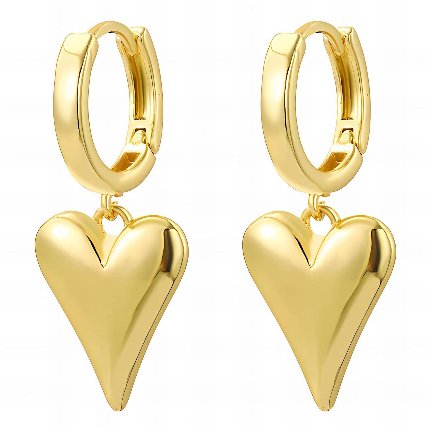 Heart Drop Earrings