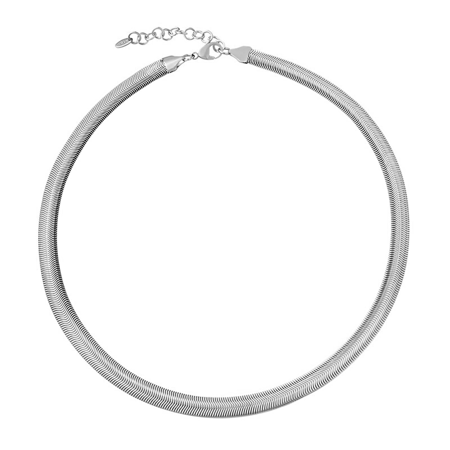 Silver Snake Chain Necklace