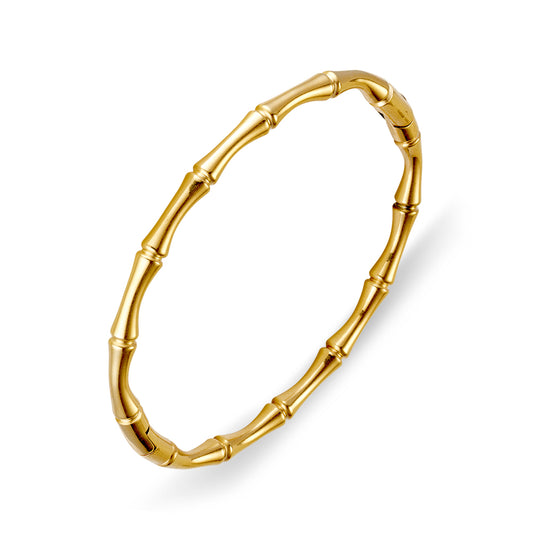Bamboo Gold Bangle