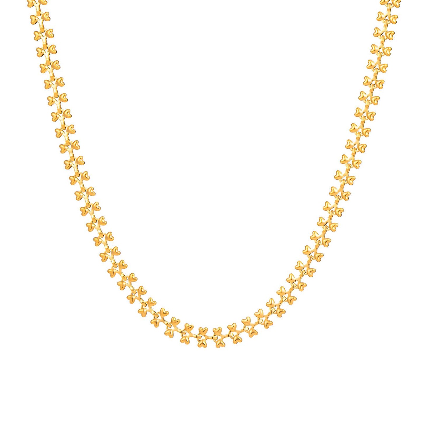 Dainty Hearts Chain Necklace