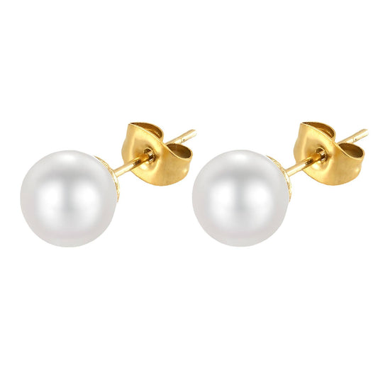 Pearl Stud Earrings