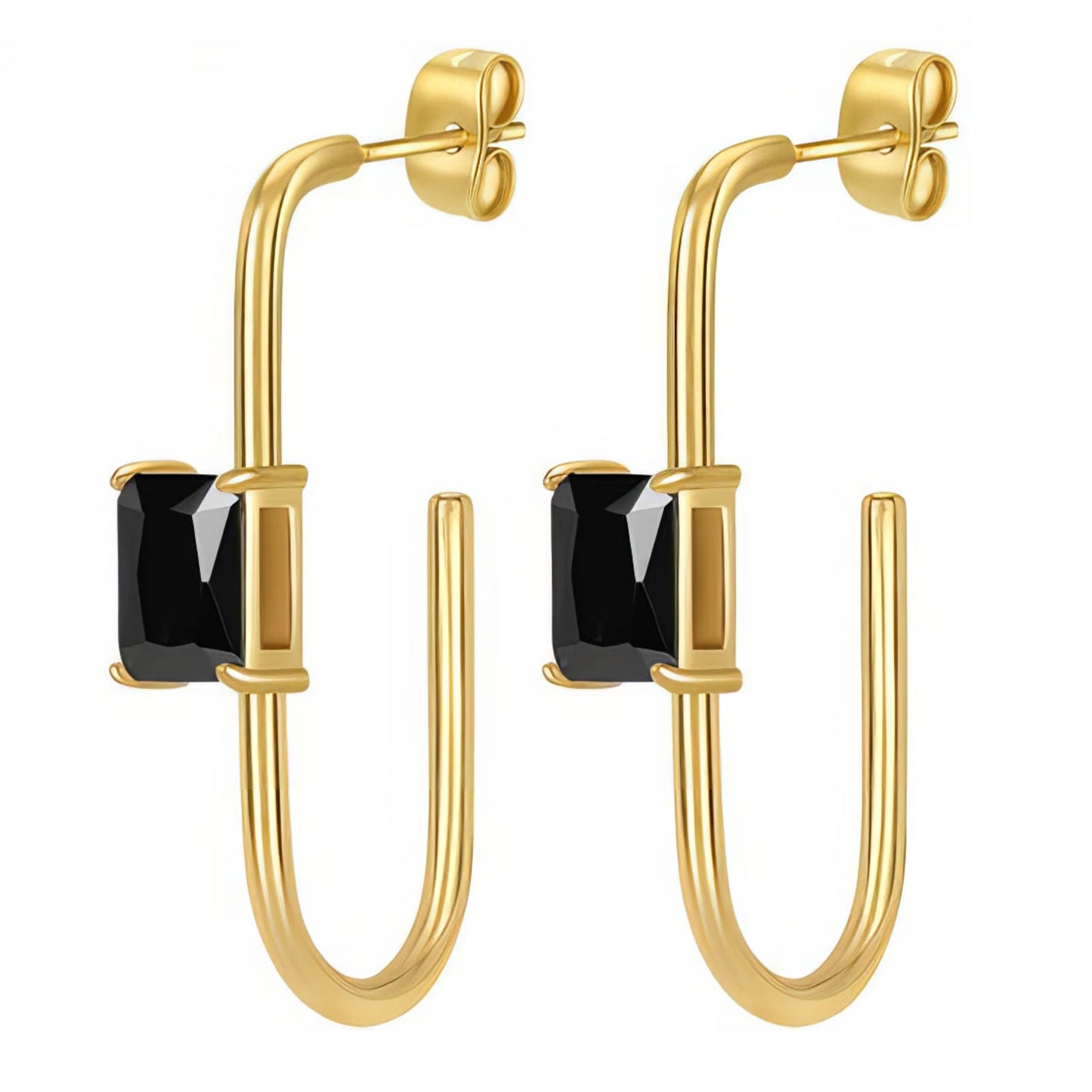 Oval Hoop Earrings