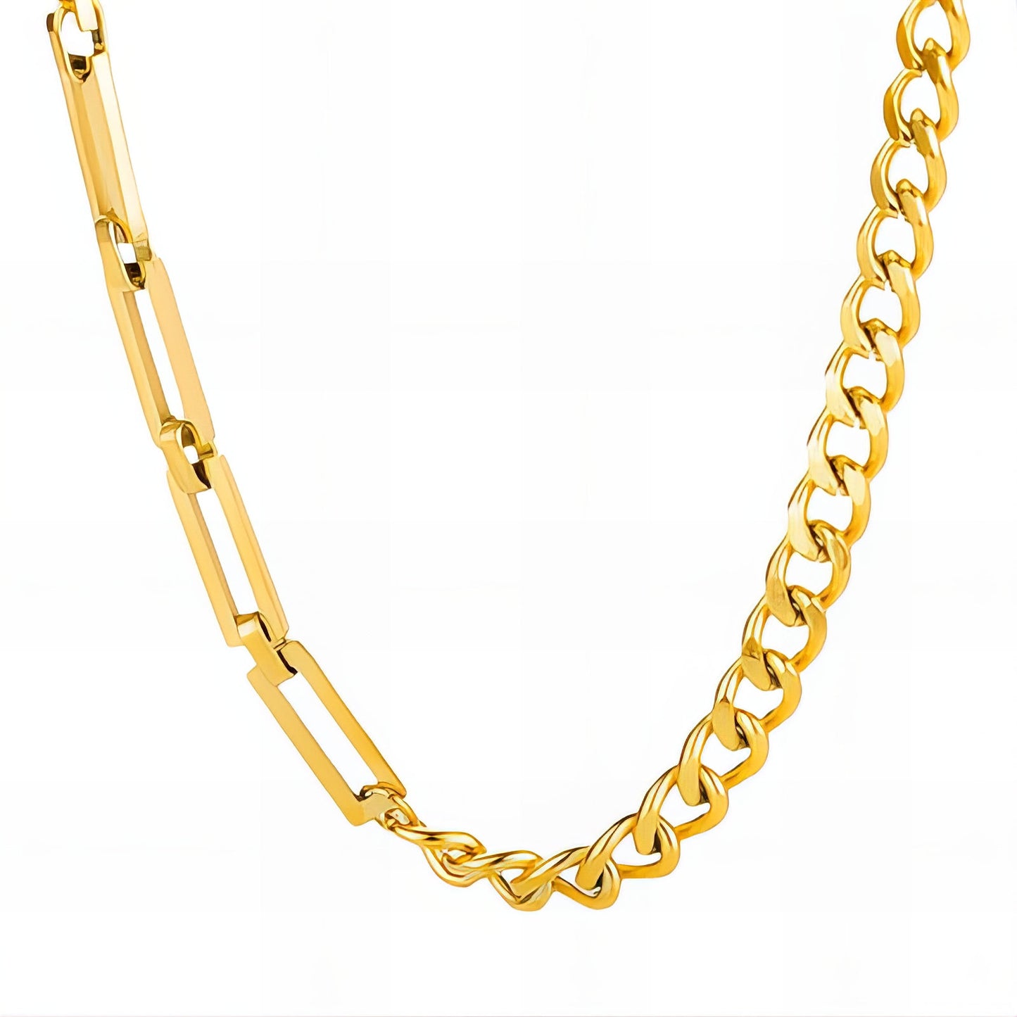 Mixed Link Chain Necklace