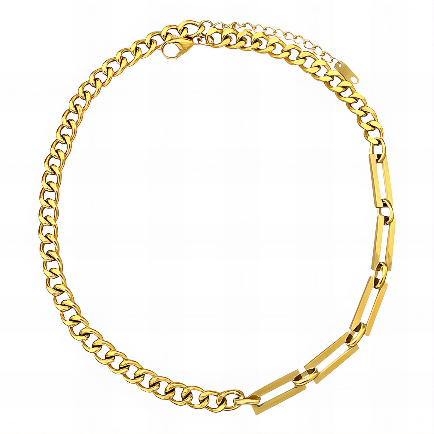 Mixed Link Chain Necklace