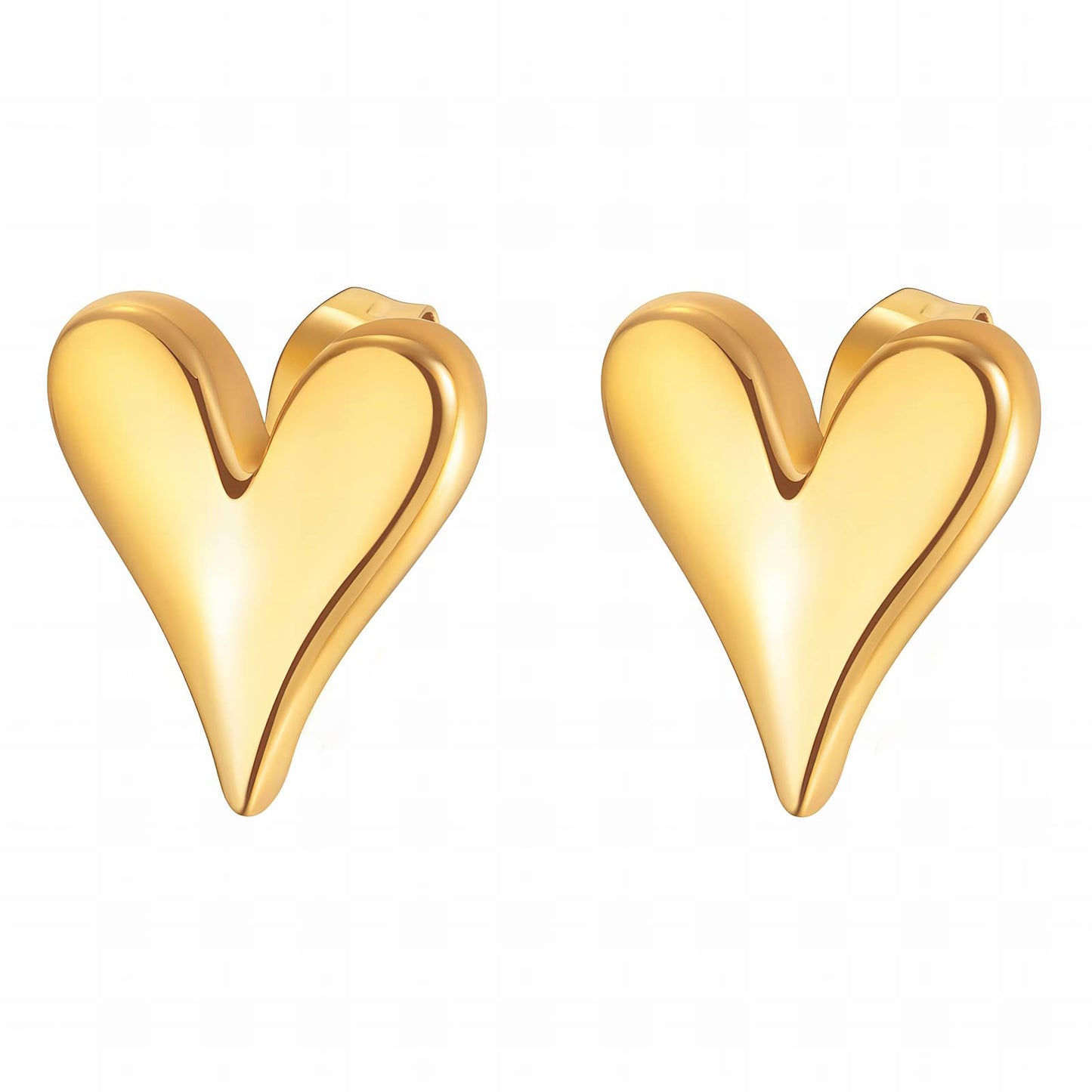 Heart Stud Earrings