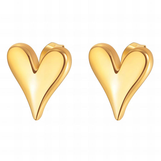 Heart Stud Earrings