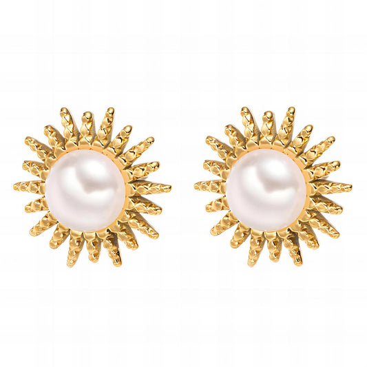 Sunburst Stud Earrings