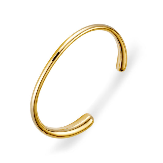 Minimalist Gold Cuff Bracelet
